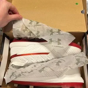 Under Armour | Shoes | Size 35 Baseball Cleats Perfect 